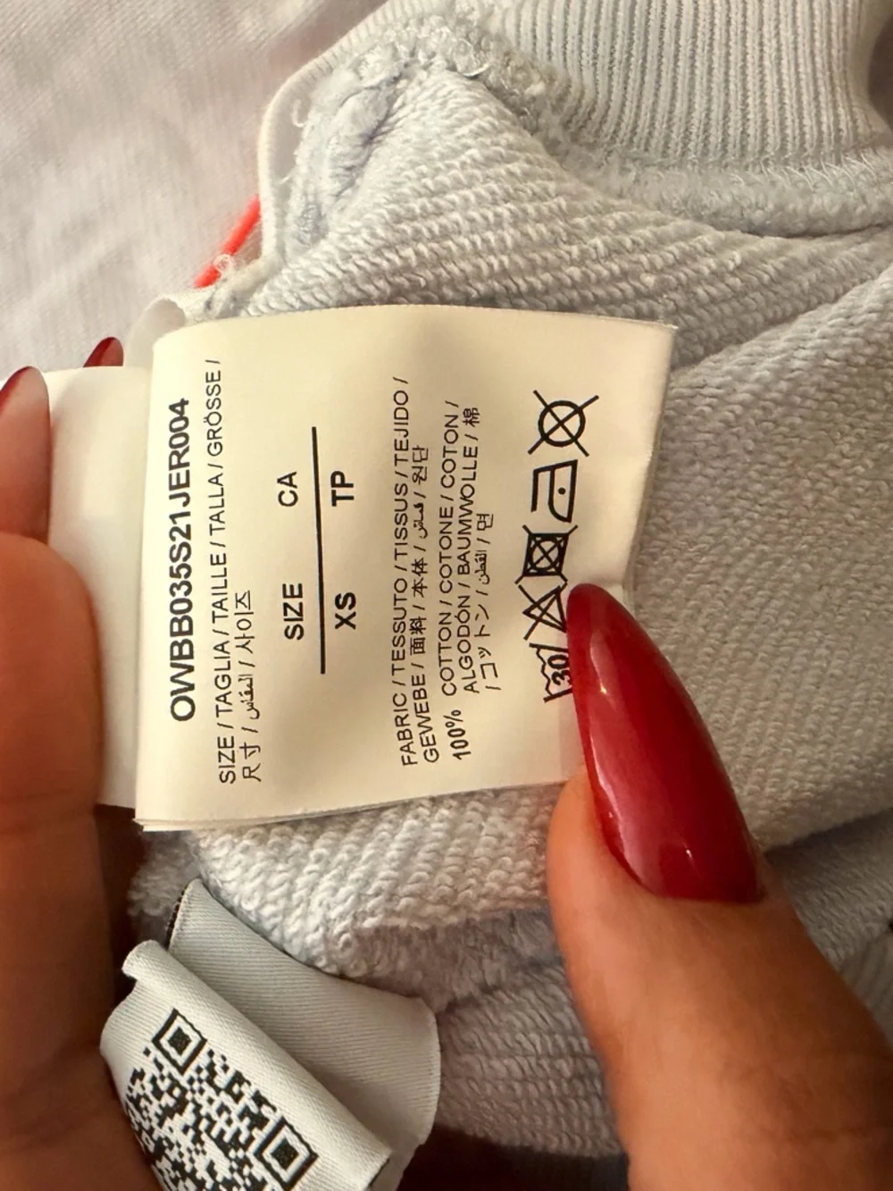 Off-White Joggers XS Sky Blue Sweatpants Virgil Abloh Rare Set Piece - Picture 7 of 16